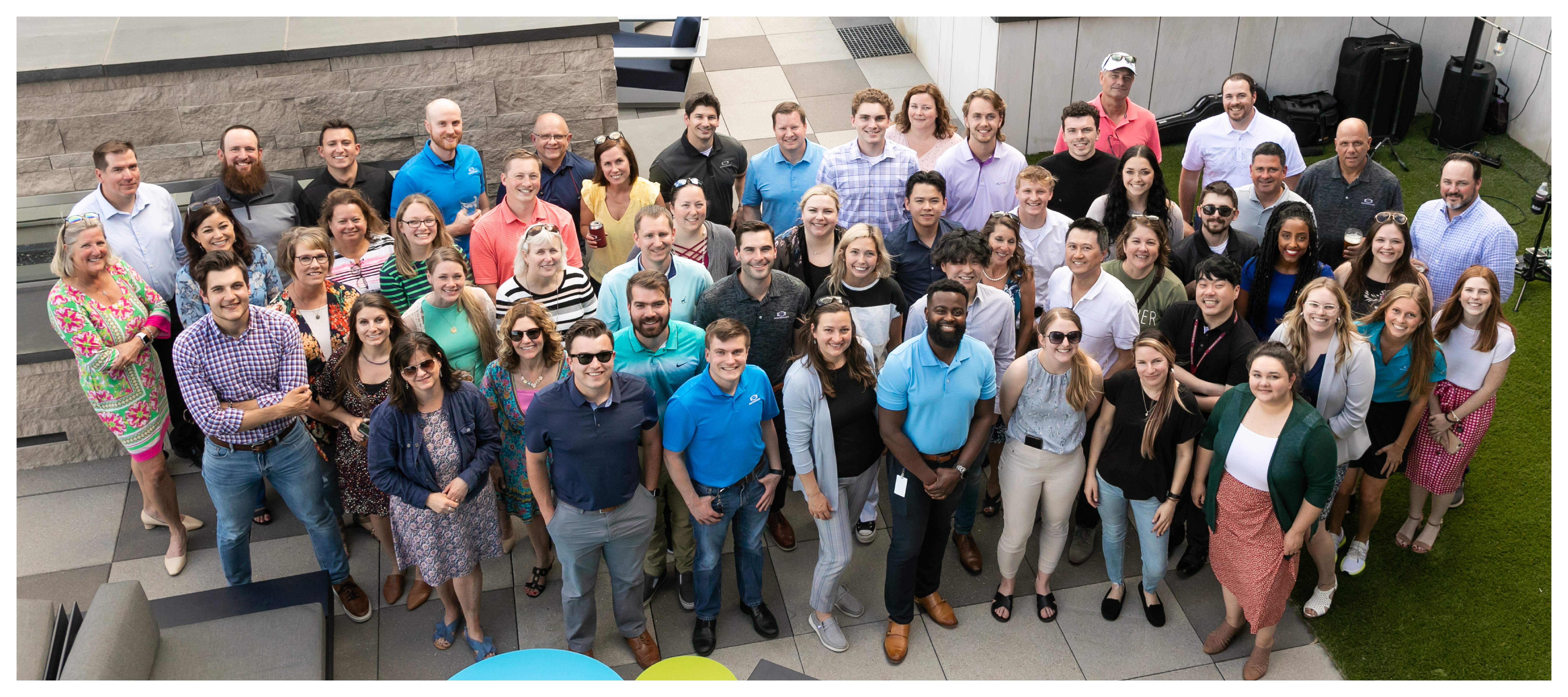 Photo of Prestige Trust Capital team at an internal happy hour.